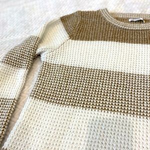 Womens pink clover sweater